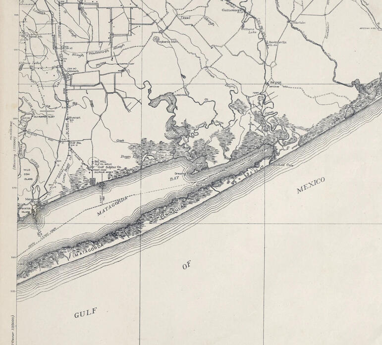 Matagorda 1929, US Army Corps of Engineers