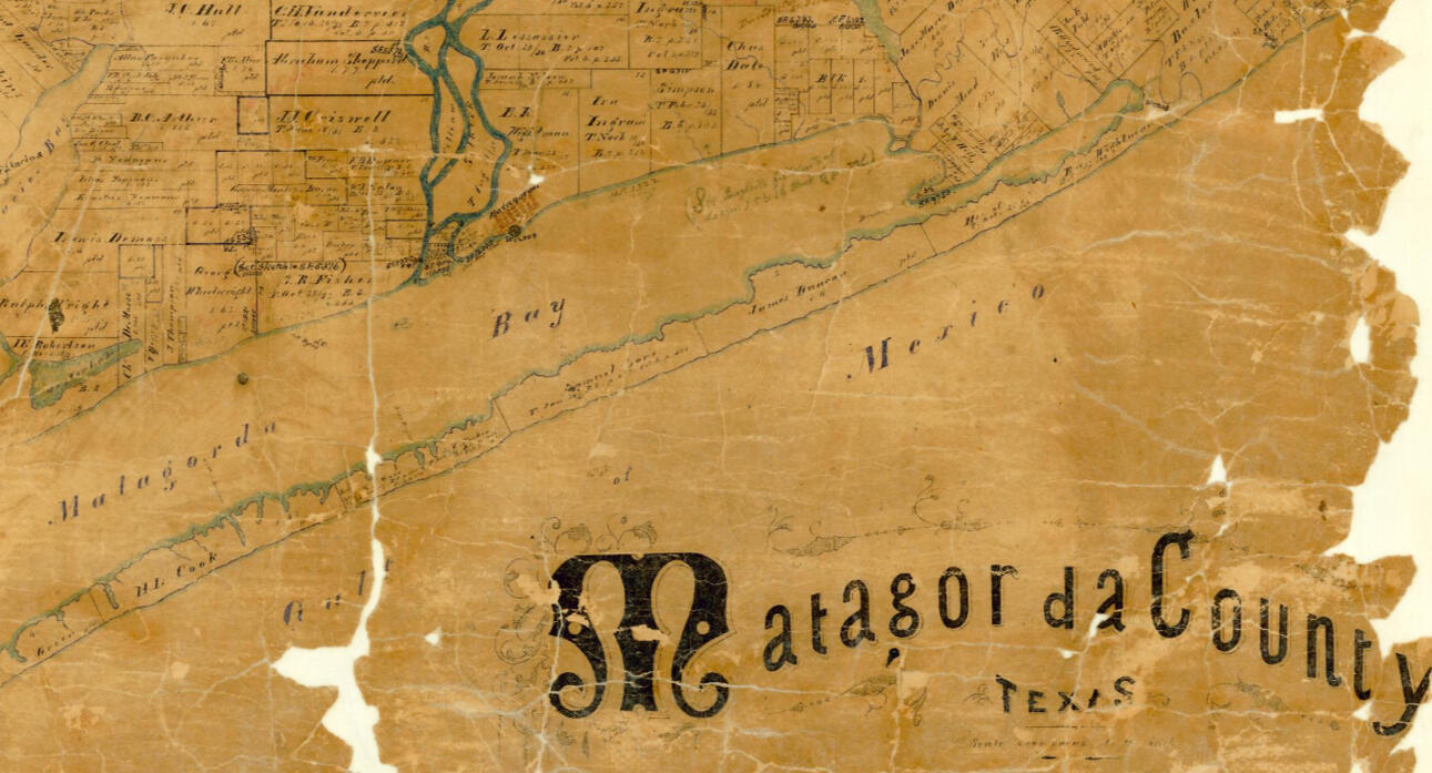 Appell, P. F. Matagorda County, map, 1896